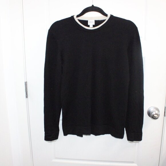 Armani Collezioni Size Small 100% Virgin Wool Crew Neck Long Sleeve Sweater - Picture 1 of 3